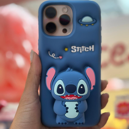 Cute Blue 3D Phone Case
