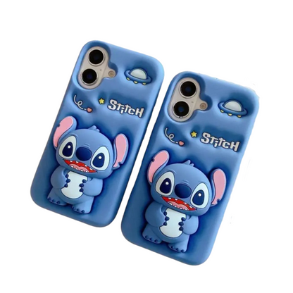 Cute Blue 3D Phone Case