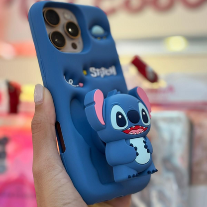 Cute Blue 3D Phone Case