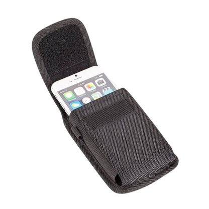 Black Nylon Phone Holster with Belt Clip